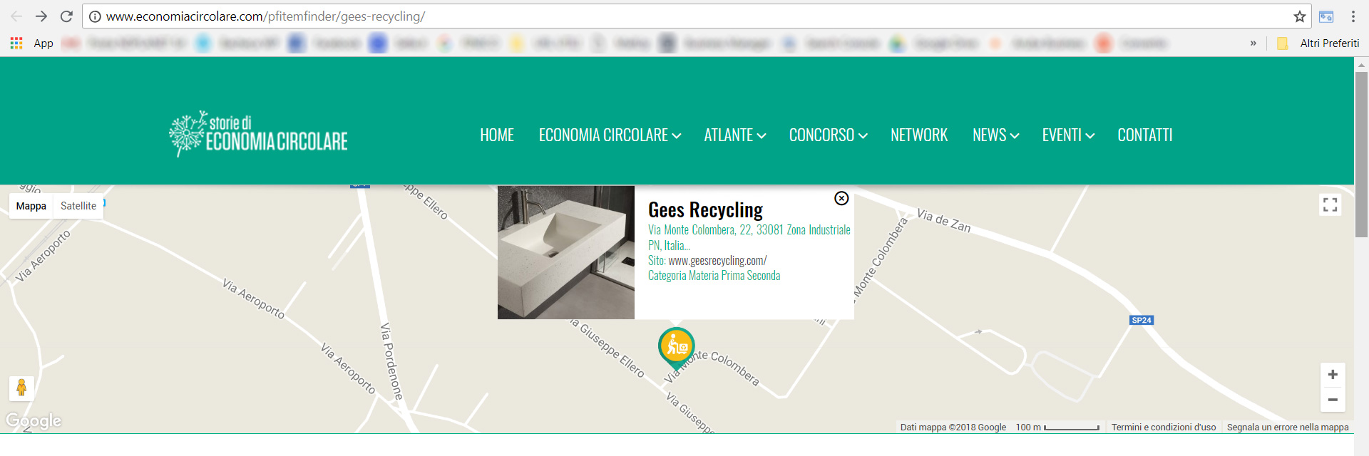 Gees Recycling è nell'atlante italiano dell'economia circolare